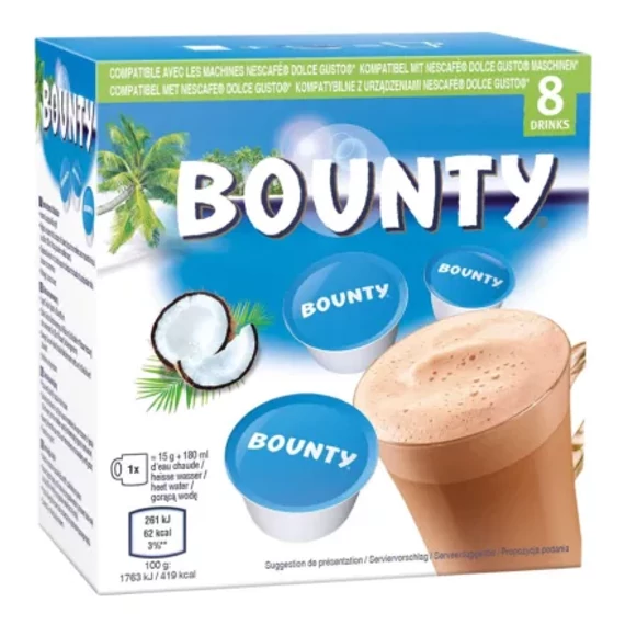 Bounty Dolce Gusto forró csokoládé kapszula 8 db/doboz B