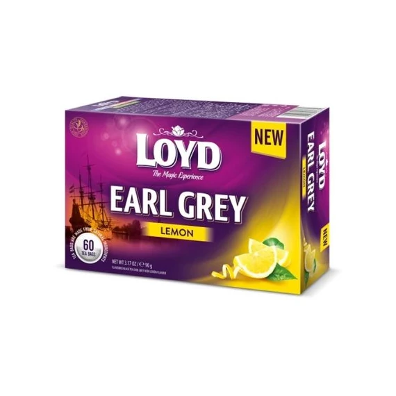 Loyd Earl grey lemon 90g 60 db-os B
