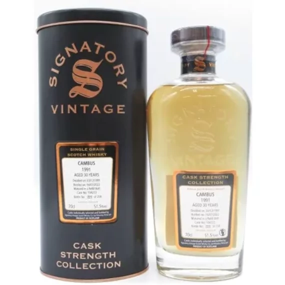 Signatory Vintage Cambus 30 éves Cask Strength whisky 0,7l 54,4% DD