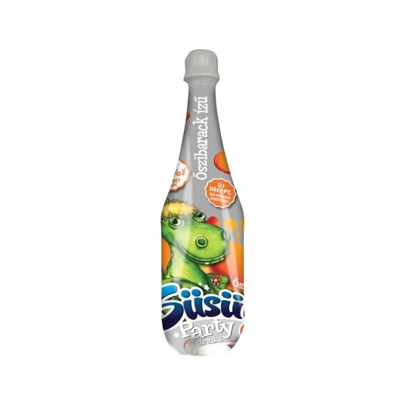 Süsü Party drink őszibarack kölyökpezsgő 1L PET 1/6 DRS