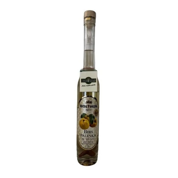 Bolyhos ágyas birs pálinka 0,35l 50% platin