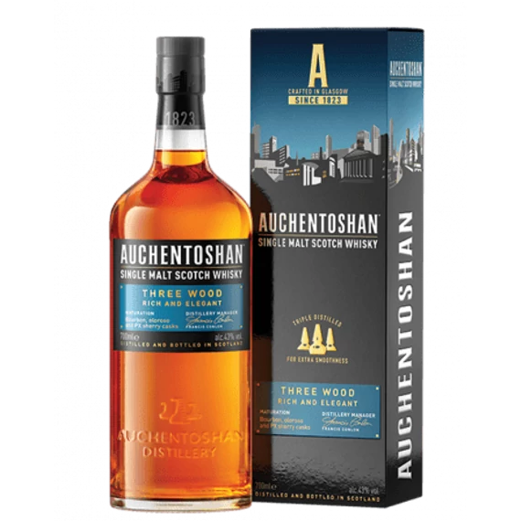 Auchentoshan Three Wood Single Malt Scotch whisky 0,7l 43% DD