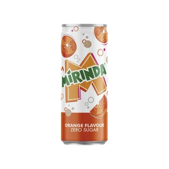 0,33L CAN Mirinda Narancs Zero 1/24 DRS