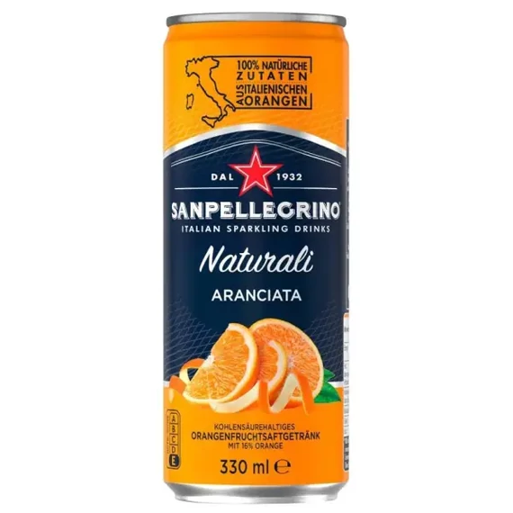 San Pellegrino Aranciata 0,33l CAN 1/24 DRS