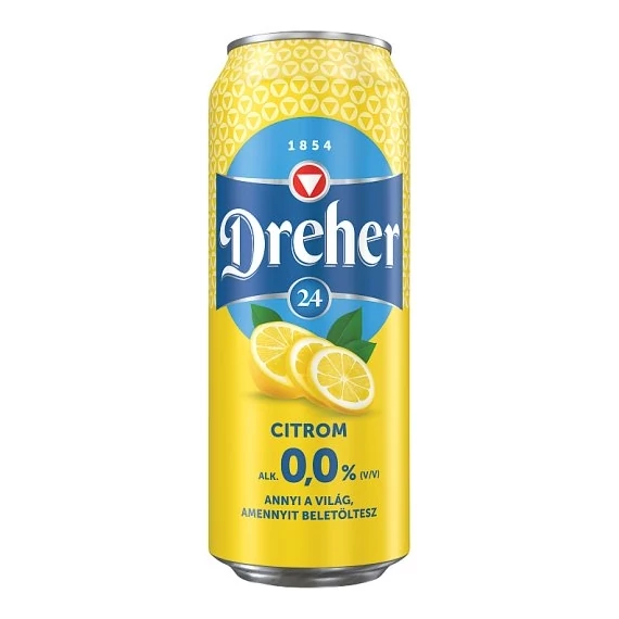 Kisker Dreher 24 Citrom Alk. Mentes 0,5l dob DRS