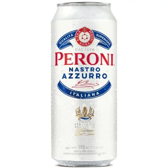 Kisker Peroni Nastro Azzurro dobozos sör 0,5l 5% DRS