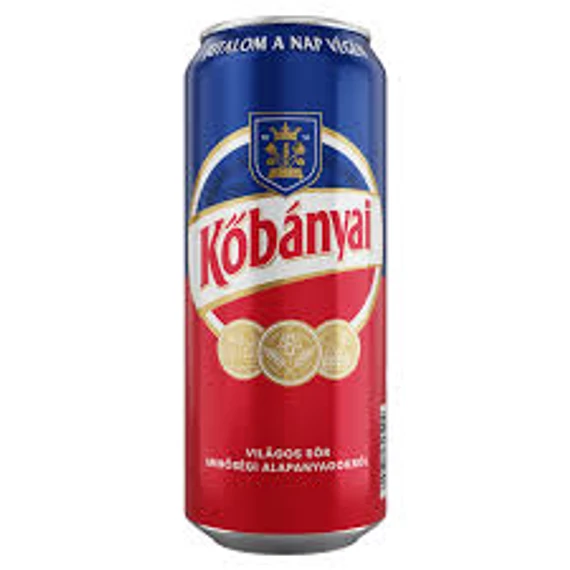Kőbányai Világos 0,5l dob. 4,3% DRS