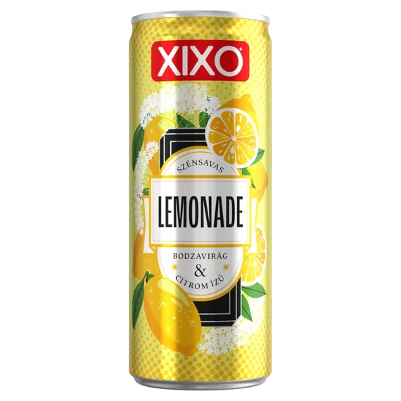 Xixo Lemonade szénsavas 250ml CAN bodza-citrom
