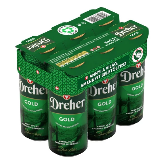 Kisker Dreher Gold 6x0,5l dob. MP DRS