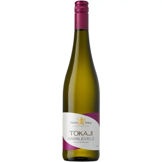 Tokaji Hárslevelű félédes 0,75l Tokaj Kereskedőház DRS