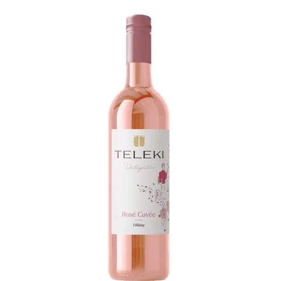 Teleki Válogatás Rosé Cuvée 0,75l üveg DRS Csányi