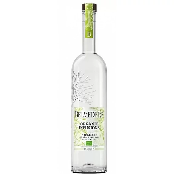 Belvedere Organic Infusion Pear&amp;Ginger vodka 0,7l 40% DRS
