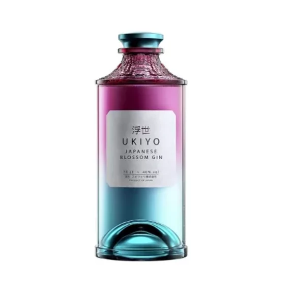 Ukiyo Japanese Blossom gin 0,7l 40% DRS