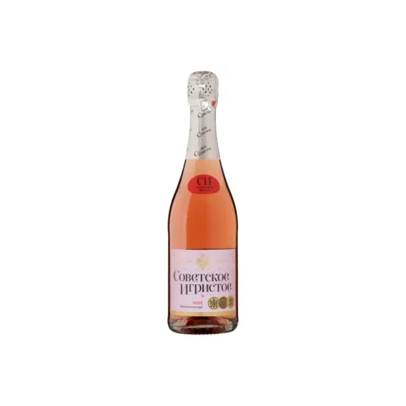Szovjetszkoje Igrisztoje Félszáraz Rosé pezsgő 0,75l DRS