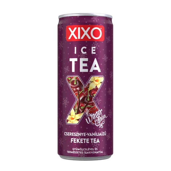 Xixo Téli Tea Cseresznye-Vanilia ízű  250ml CAN 1/24 DRS