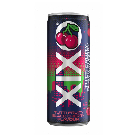 Xixo Tutti Fruity Black Cherry  CSD 250ml CAN DRS