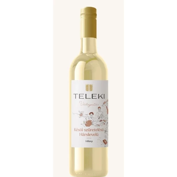 Teleki Válogatás Villányi Késői Hárslevelű félédes  0,75l üveg DRS