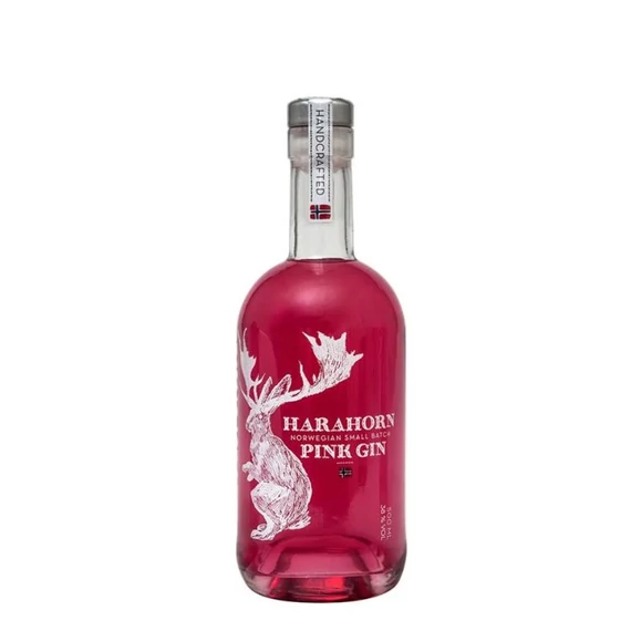 Harahorrn Norwegian pink gin 0,5l 40% DRS