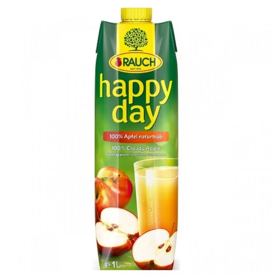 Happy Day szűretlen Alma 1l 100%