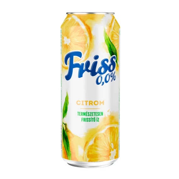 Friss Citrom 0,0% MI alk.mentes malátaital 0,5l dob DRS