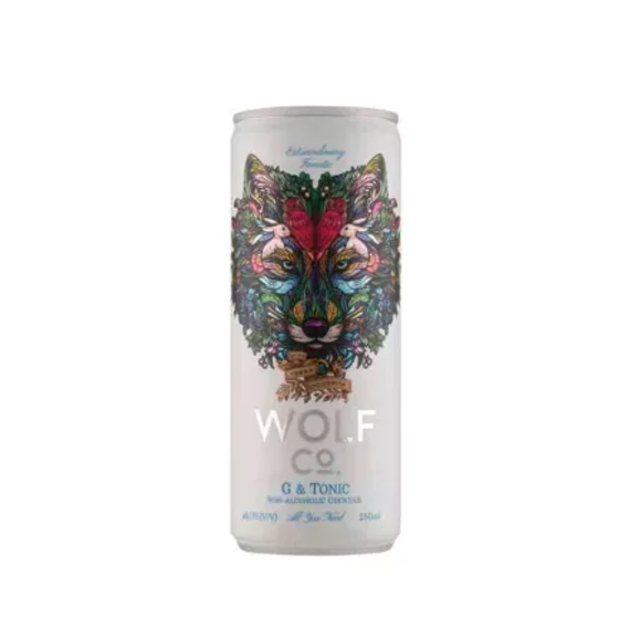 Wolf Co. gintonic alk.mentes 0,25l DRS