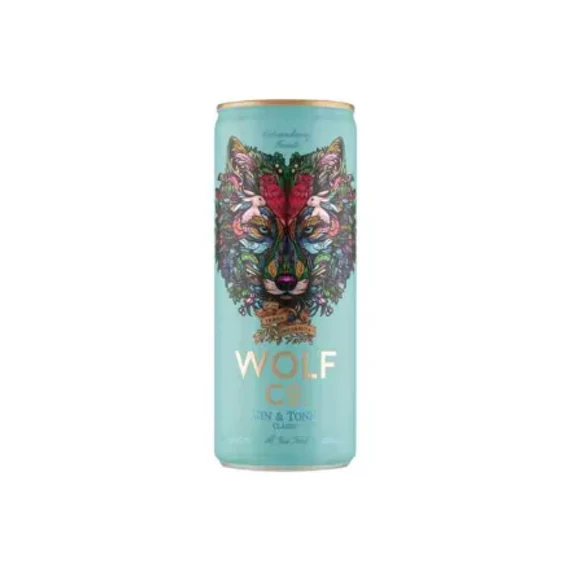 Wolf Co. Classic gintonic 0,25l 4,9% DRS