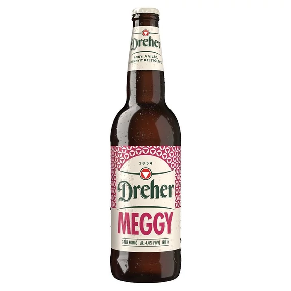 Kisker Dreher meggyes sör 0,5l 4,0% üveg