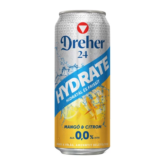  Kisker Dreher 24 Hydrate mangó&citrom 0% 0,5l dob DRS