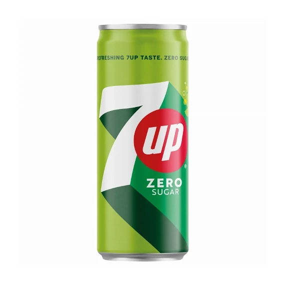 0,33L CAN 7UP Zero Sleek 1/24 DRS