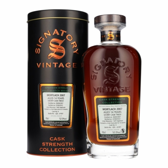 Mortlach Cask Strength Collection 2007 0,7l 52% DD