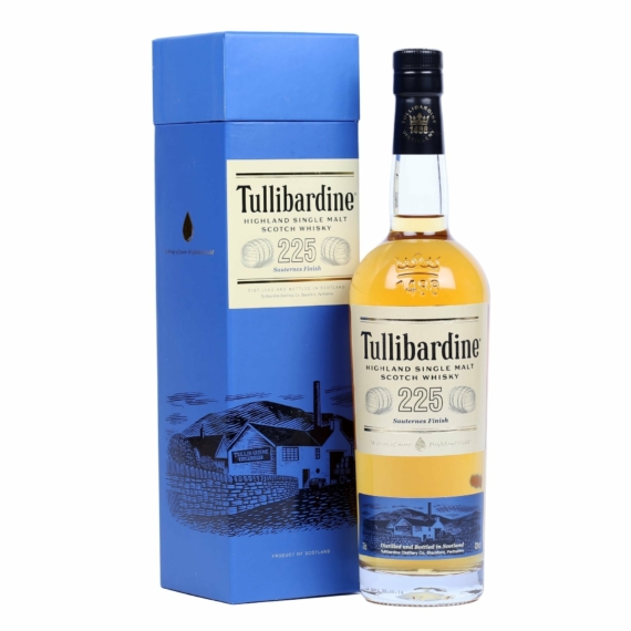Tullibardine 225 Sauternes Finish Highland Single Malt Skót Whisky Díszdobozban