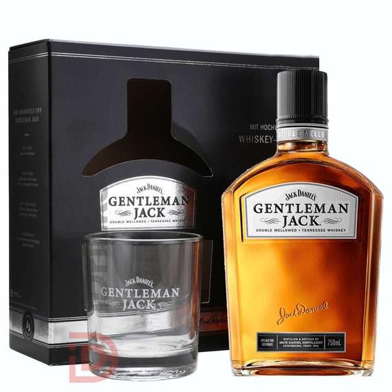 Jack Daniels Gentleman Jack 0,7l 40% + pohár DD