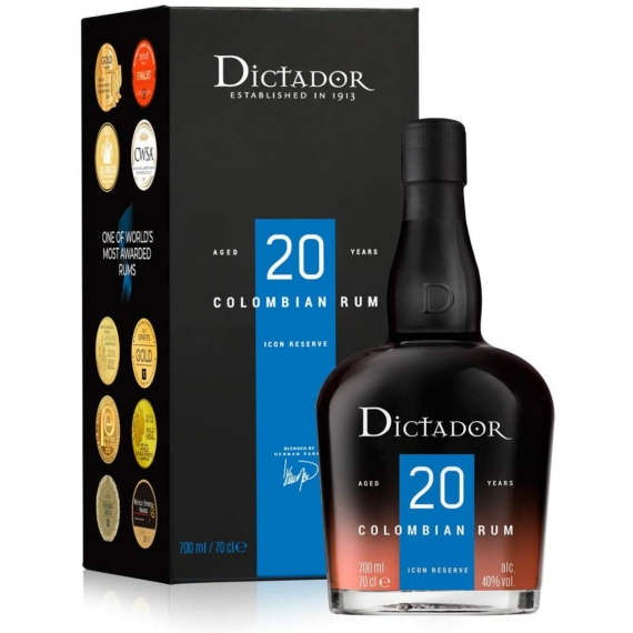 Dictador 20 éves rum 0,7l DD 40%