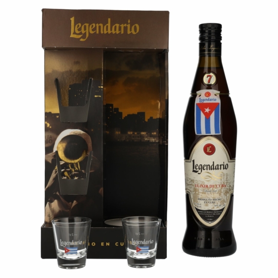 Legendario Elixir de Cuba 0,7l 34% + 2 pohár DD