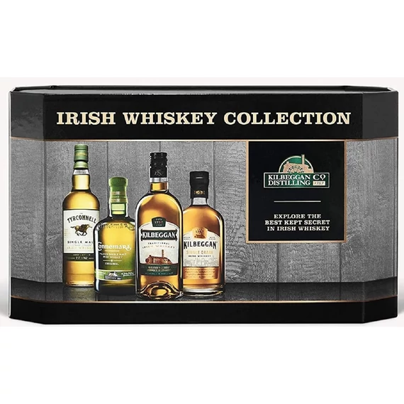 Irish Whiskey Collection 4x0,05l Connemara, Kilbeggan, Tyrconnel DD