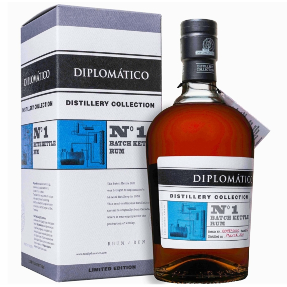Diplomatico TDC N1 Single Batch Kettle Rum Díszdobozban 0,7l 47%