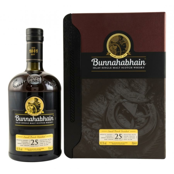 Bunnahabhain 25 éves Skót Whisky 0,7l 46,3%