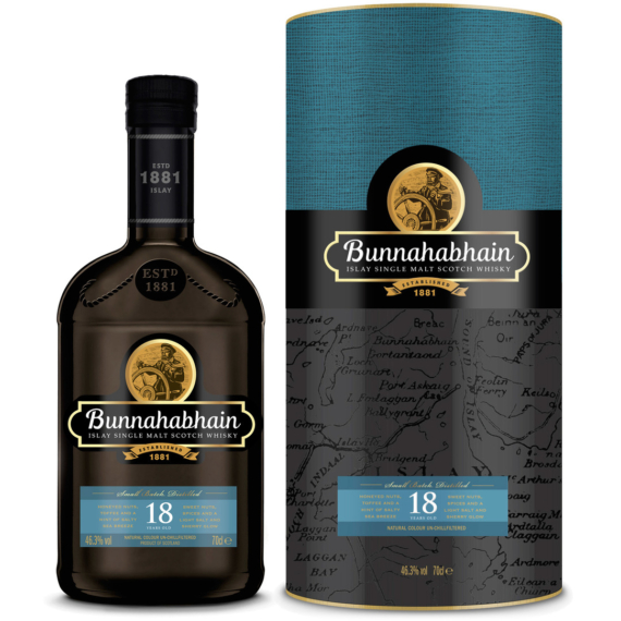 Bunnahabhain XVIII Single Malt Skót Whisky  0,7l 46,3%