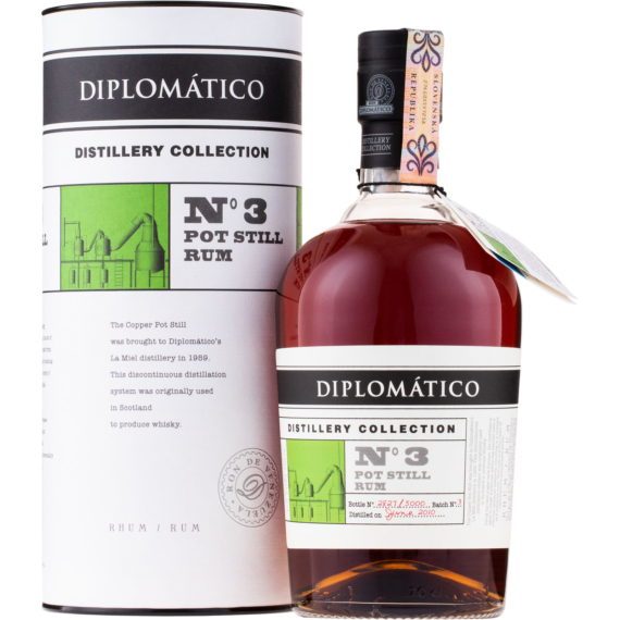 Diplomatico TDC N3 Single Pot Still Rum Díszdobozban 0,7l 47%