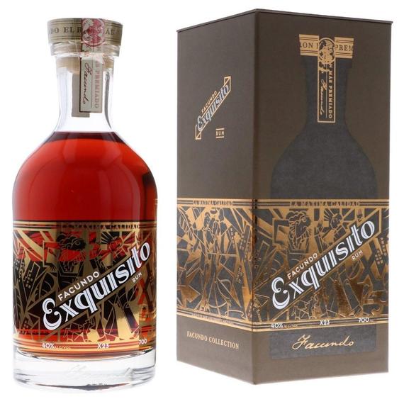 Bacardi Facundo Exquisito Rum Díszdobozban 0,7l 40%