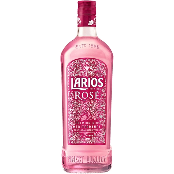 Larios Rosé Mediterrán spanyol gin 37,5% 0,7l