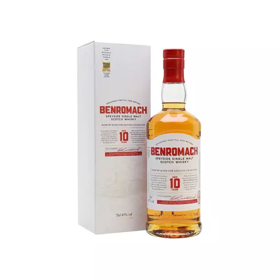 Benromach 10 éves Scotch whisky New Edition 0,7l 43% fehér DD