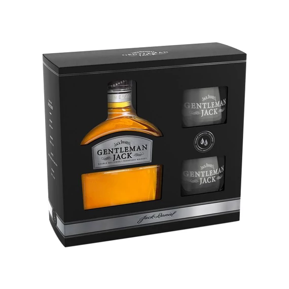 Jack Daniels Gentleman Jack whiskey 0,7l 40%+2 pohár DD