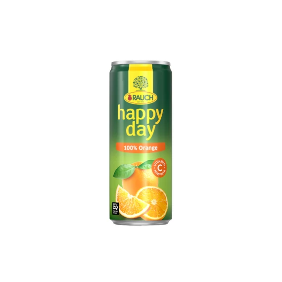 Happy Day 0,33l CAN Narancs 100%